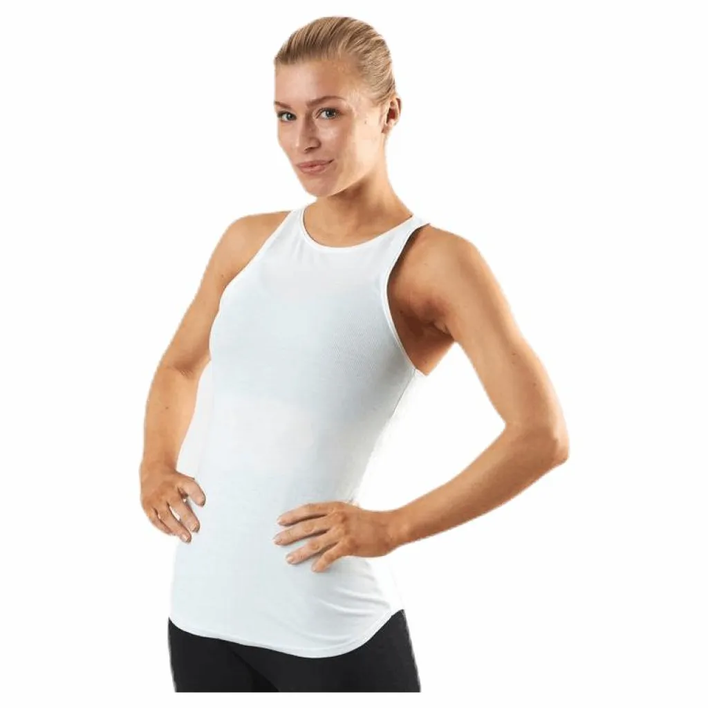Nike Yoga Luxe Rib Tank White* Yoga|Linnen