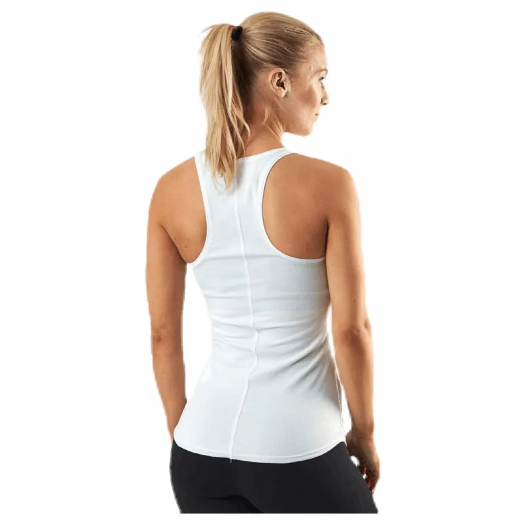 Nike Yoga Luxe Rib Tank White* Yoga|Linnen