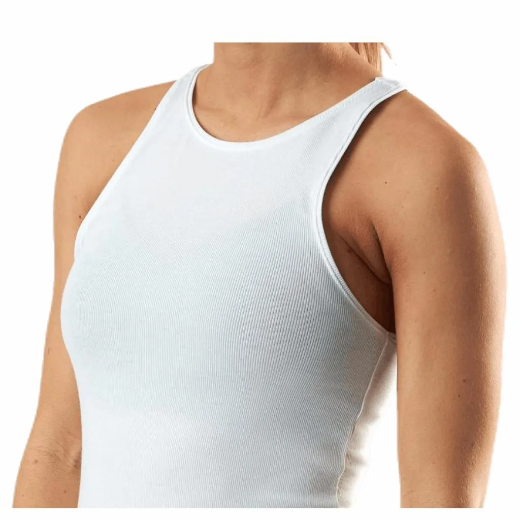 Nike Yoga Luxe Rib Tank White* Yoga|Linnen