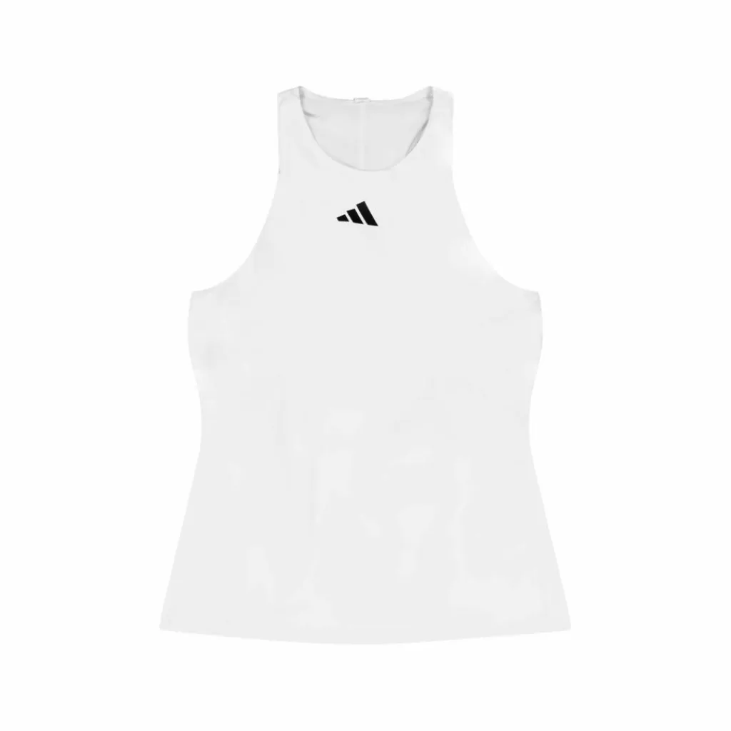 adidas Tennis Y-tank White* Linnen|Racketsporter