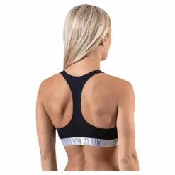 Calvin Klein Zip Bralette-Rp Black* Simning|Badkläder